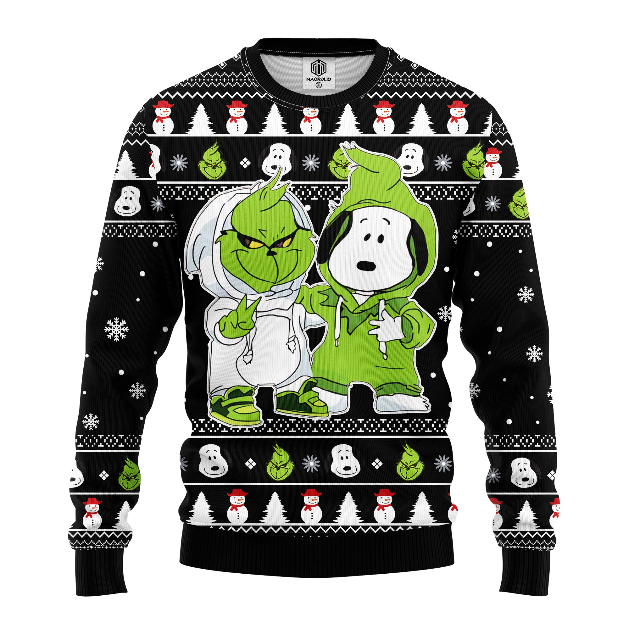 Grinch And Snoopy Ugly Christmas Sweater Amazing Gift Idea Thanksgiving Gift