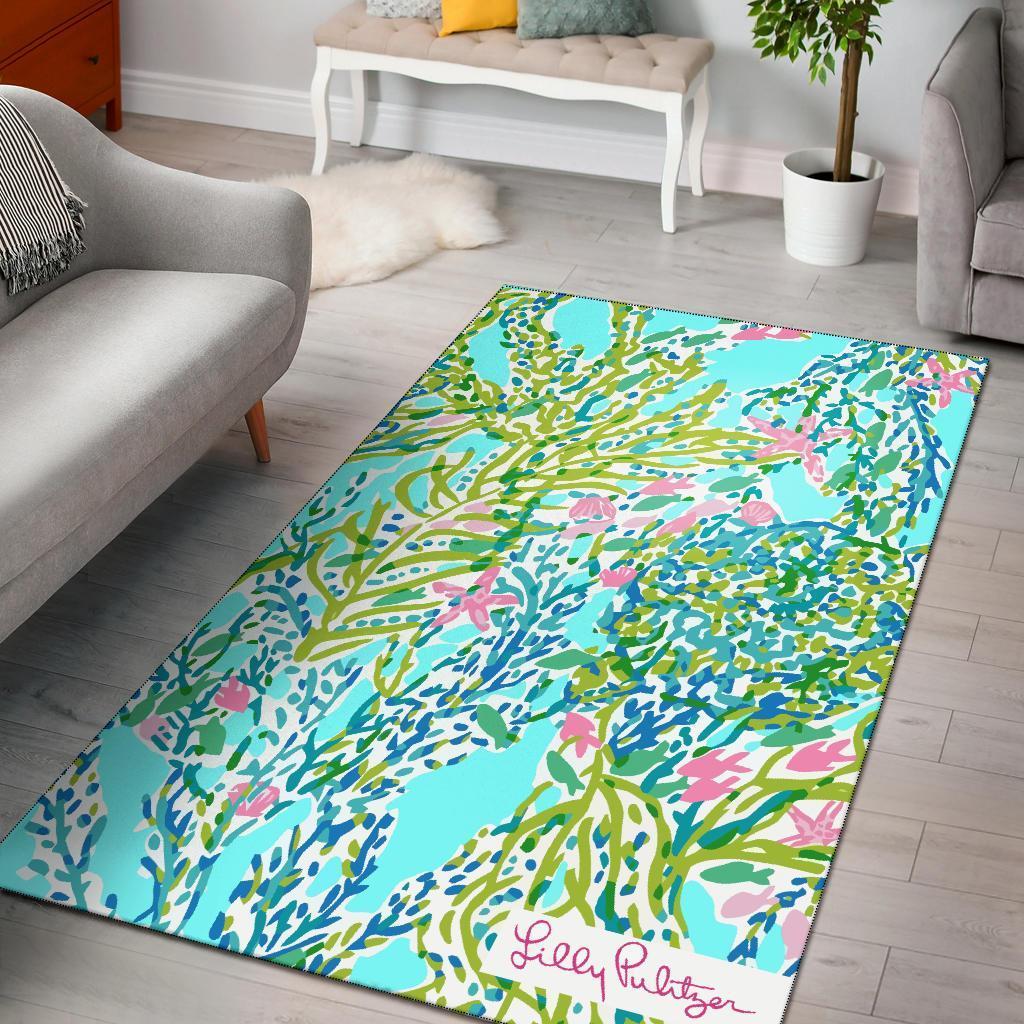 Skye Blue Heaven Lilly Pulitzer Area Rug Carpet