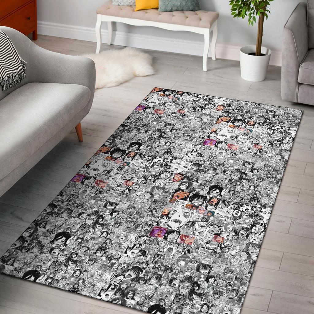 Ahegao Area Rug Carpet