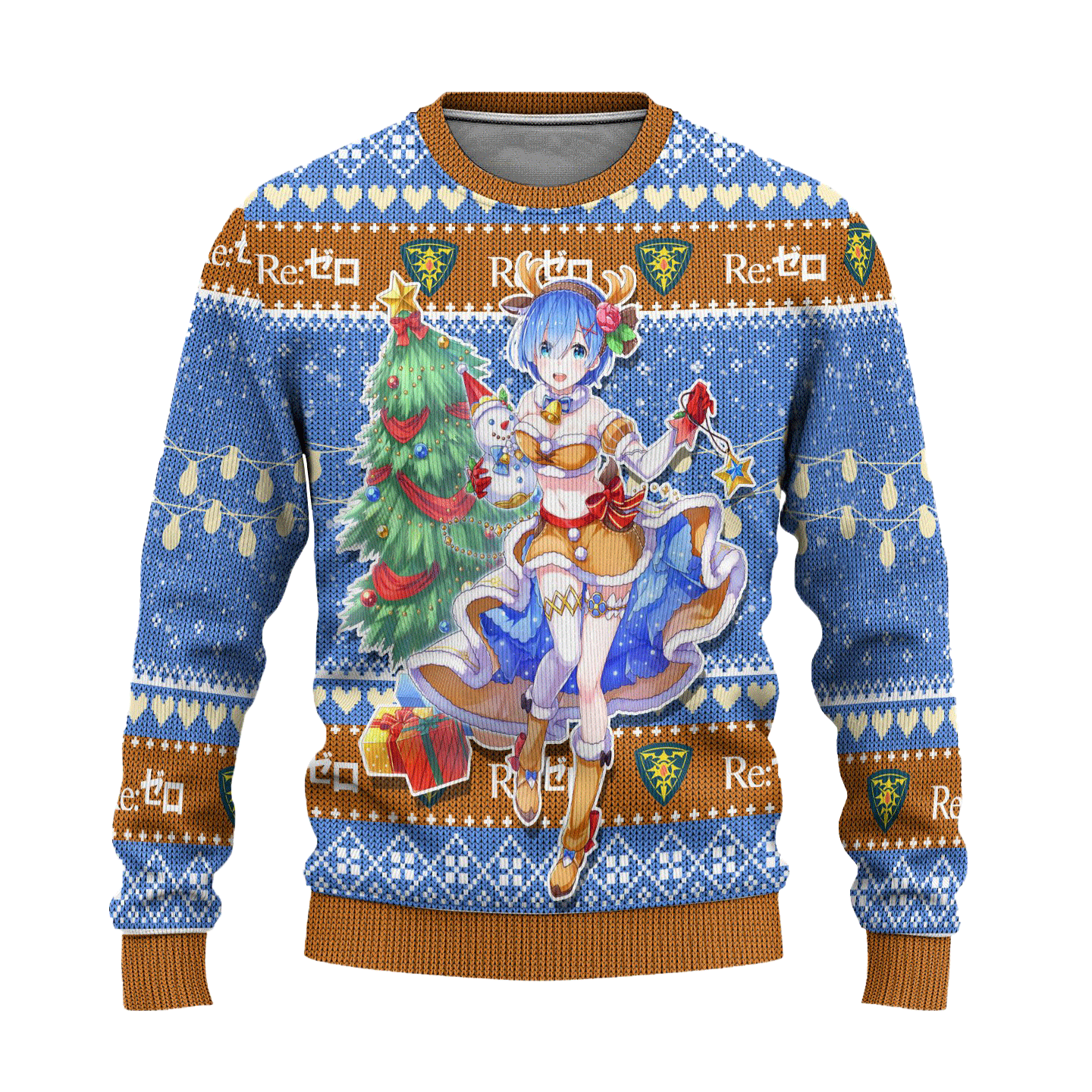 Rem Anime Ugly Christmas Sweater Custom Re Zero Xmas Gift