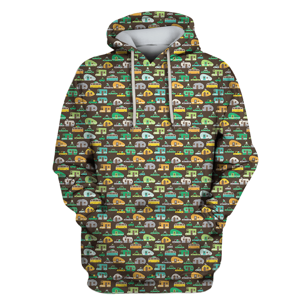 Cute Cars Camping Custom Hoodie Amazing Gift Idea