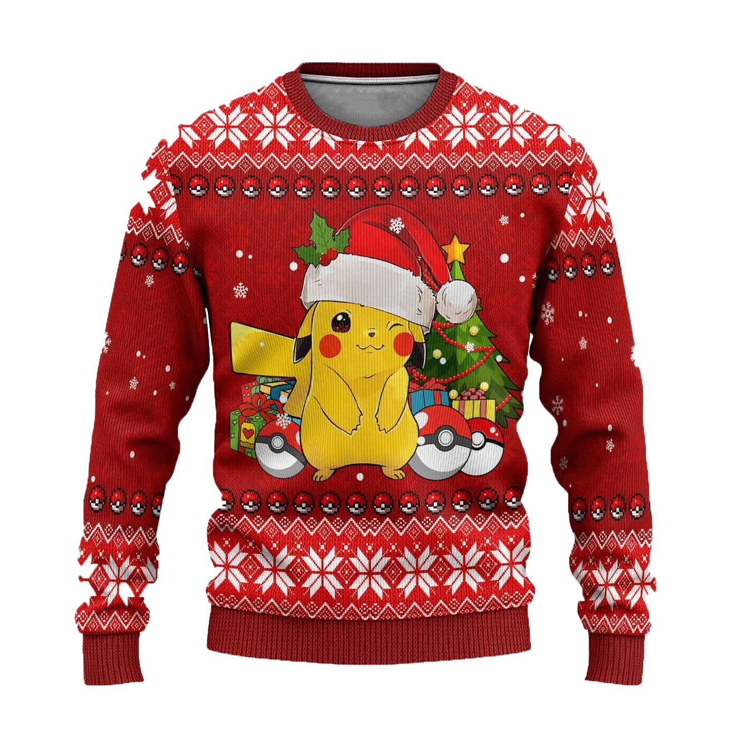 Pikachu Pokemon Anime Ugly Christmas Sweater