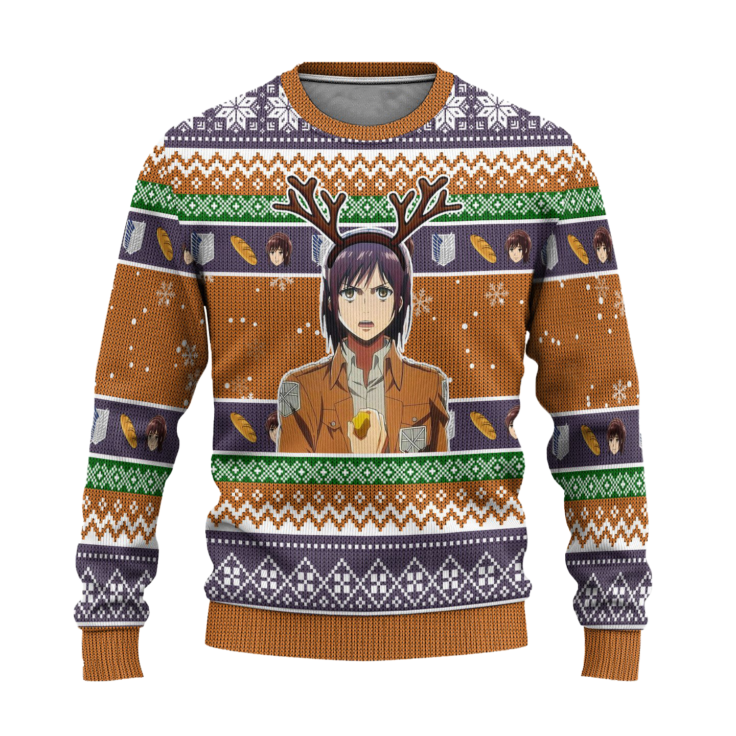 Sasha Blouse Attack on Titan Anime Ugly Christmas Sweater Xmas Gift
