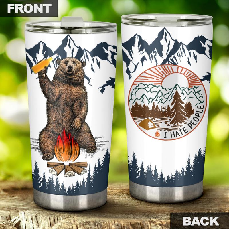 Bear Beer Camping Camfire Tumbler 8 2021