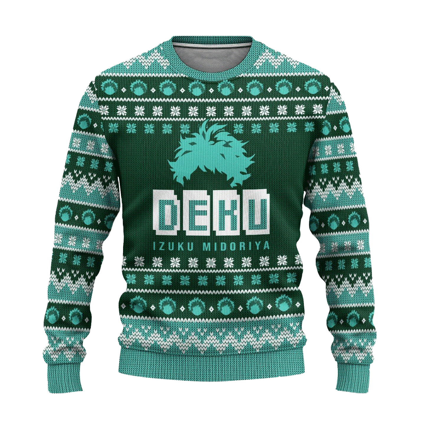 Midoriya My Hero Academia Anime Ugly Christmas Sweater Xmas Gift