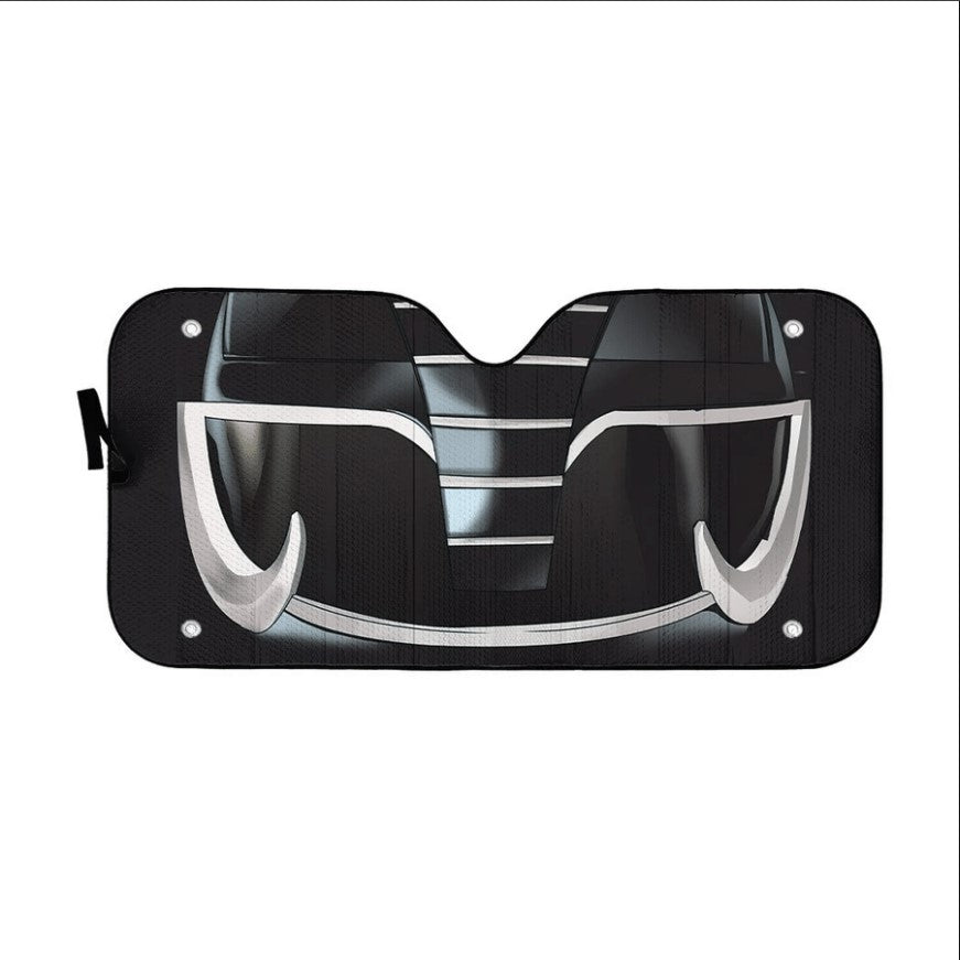 Mighty Morphin Black Power Ranger Helmet Custom Car Auto Windshield Accessories Decor Gift
