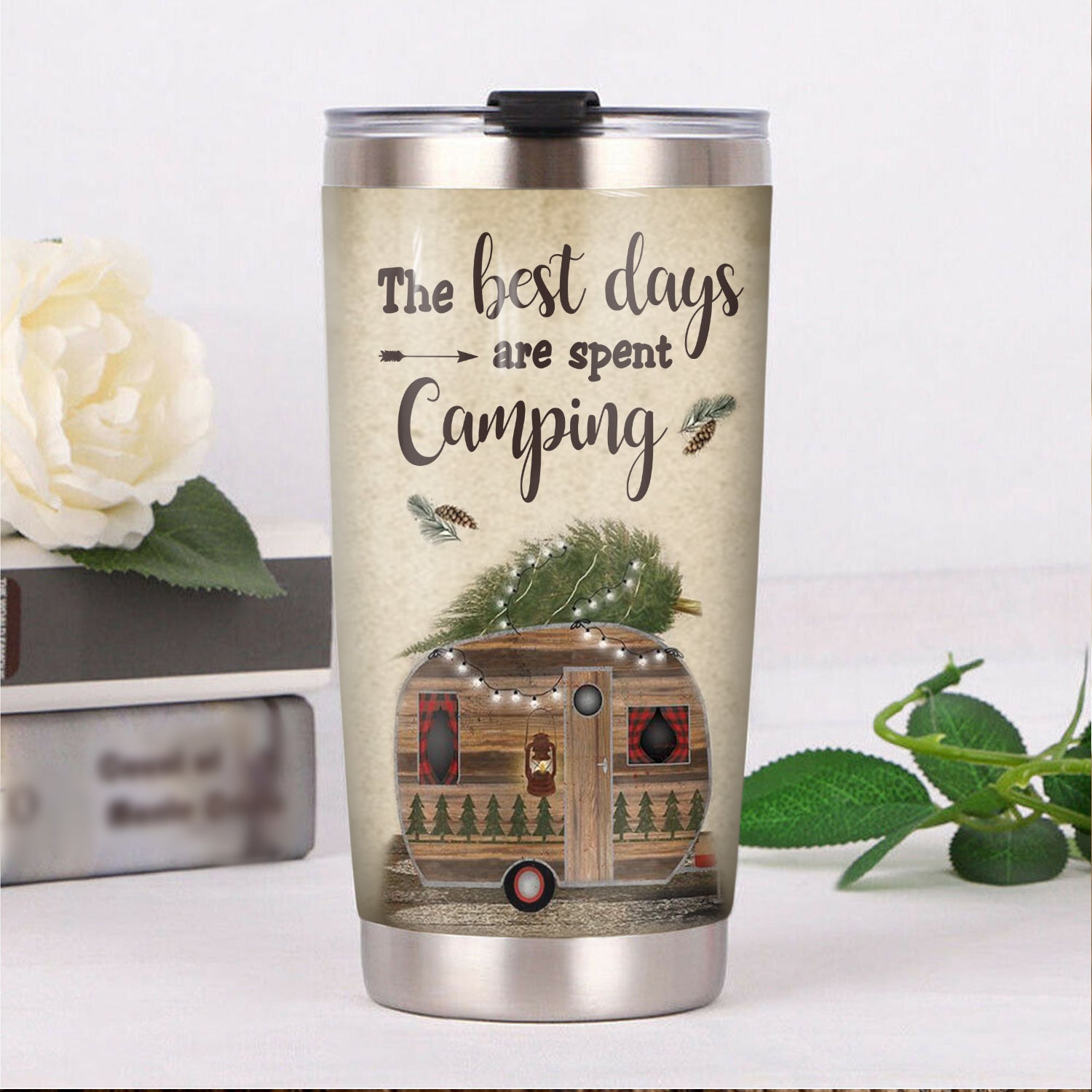 The Best Days Are Spent Camping Camfire Tumbler 1 2021