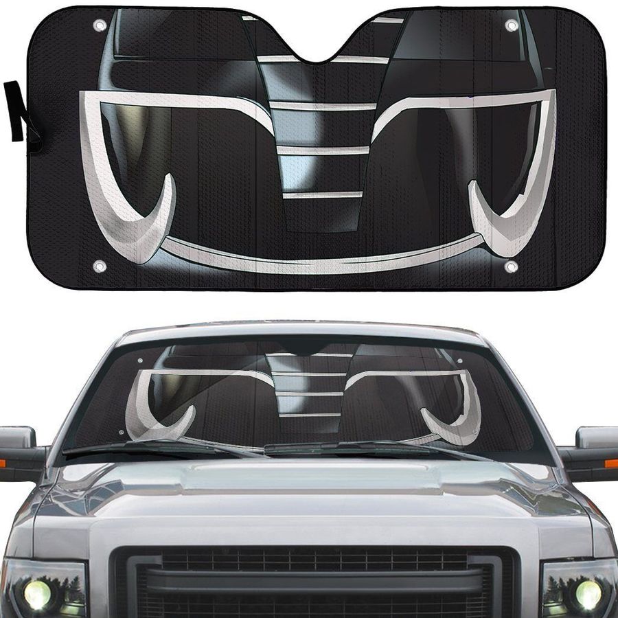 Mighty Morphin Black Power Ranger Helmet Custom Car Auto Windshield Accessories Decor Gift