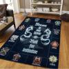 Black Dungeons Dragons Area Rug