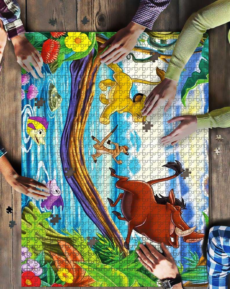 The Lion King Simba Timon And Pumba Mock Puzzle