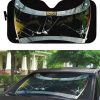 Power Rangers In Space Black Ranger Custom Car Auto Sunshade Windshield Accessories Decor Gift