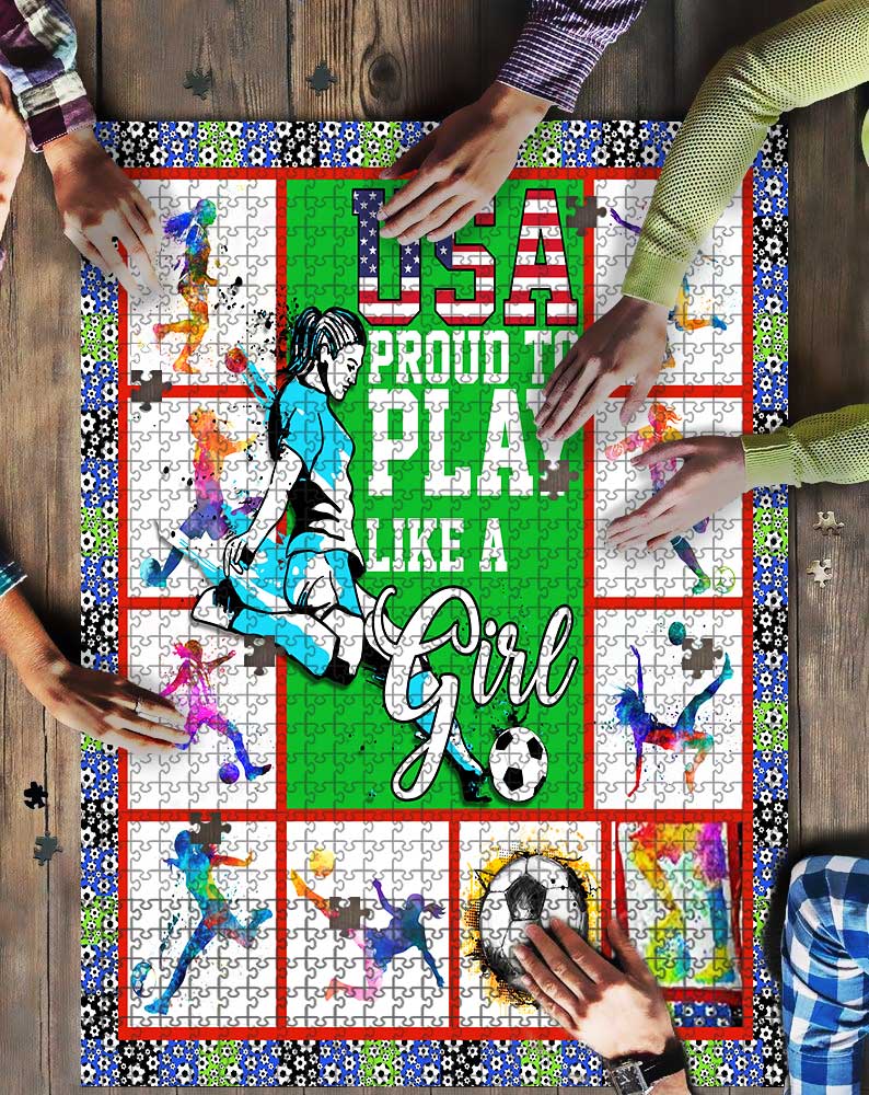 Football Soccer Women Puzzle