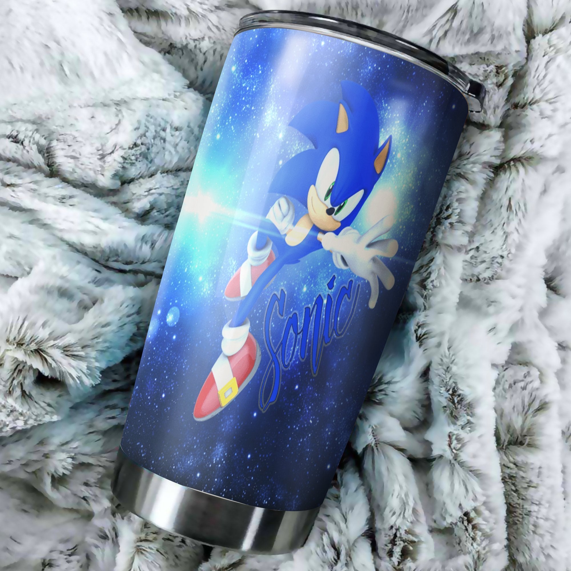 Sonic The Hedgehog Tumbler Best Perfect Gift Idea Stainless Traveling Mugs 2021