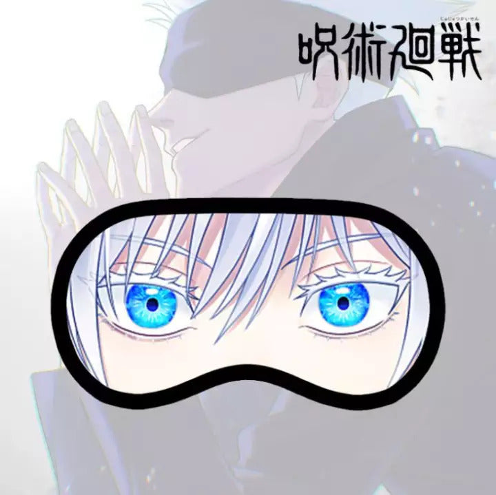 Gojo Satoru Jujutsu Kaisen Eyes Custom Anime Eye Sleep Mask