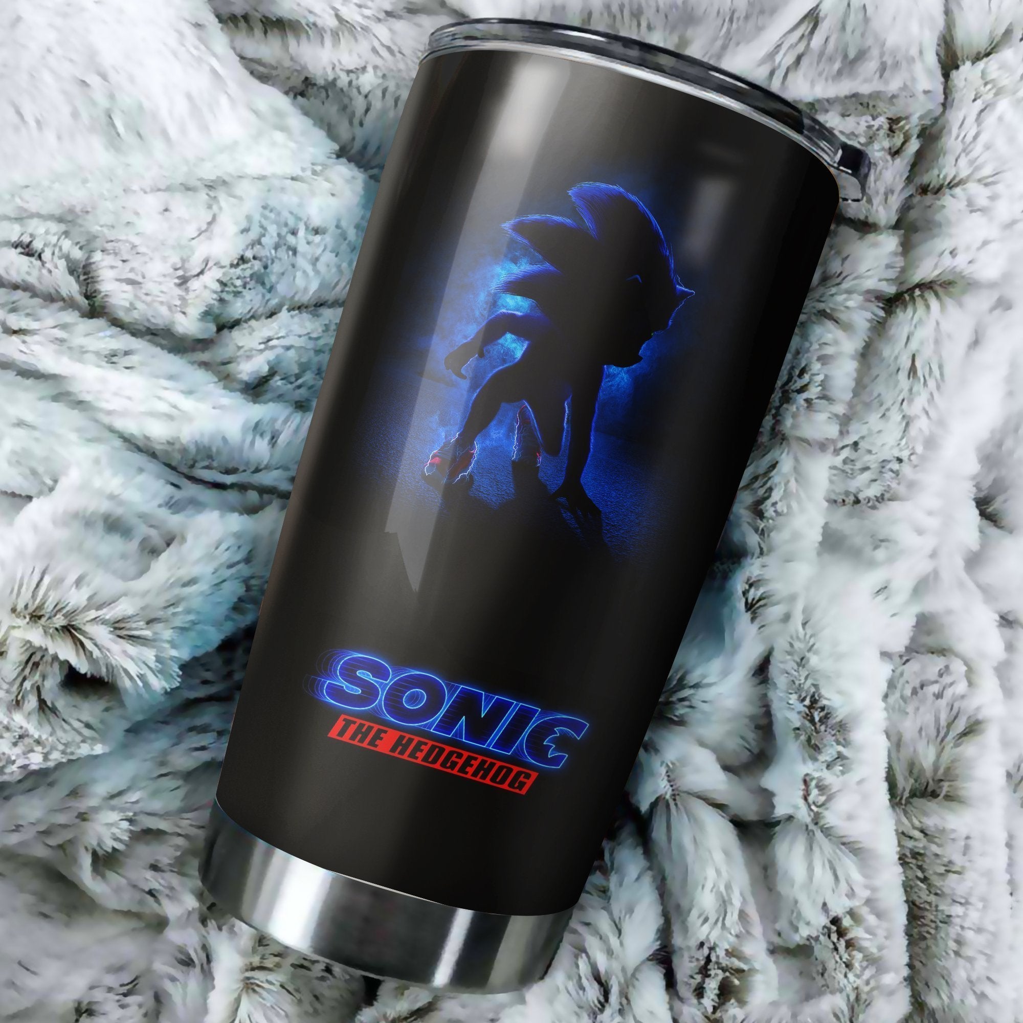 Sonic The Hedgehog Cool Tumbler Best Perfect Gift Idea Stainless Traveling Mugs 2021