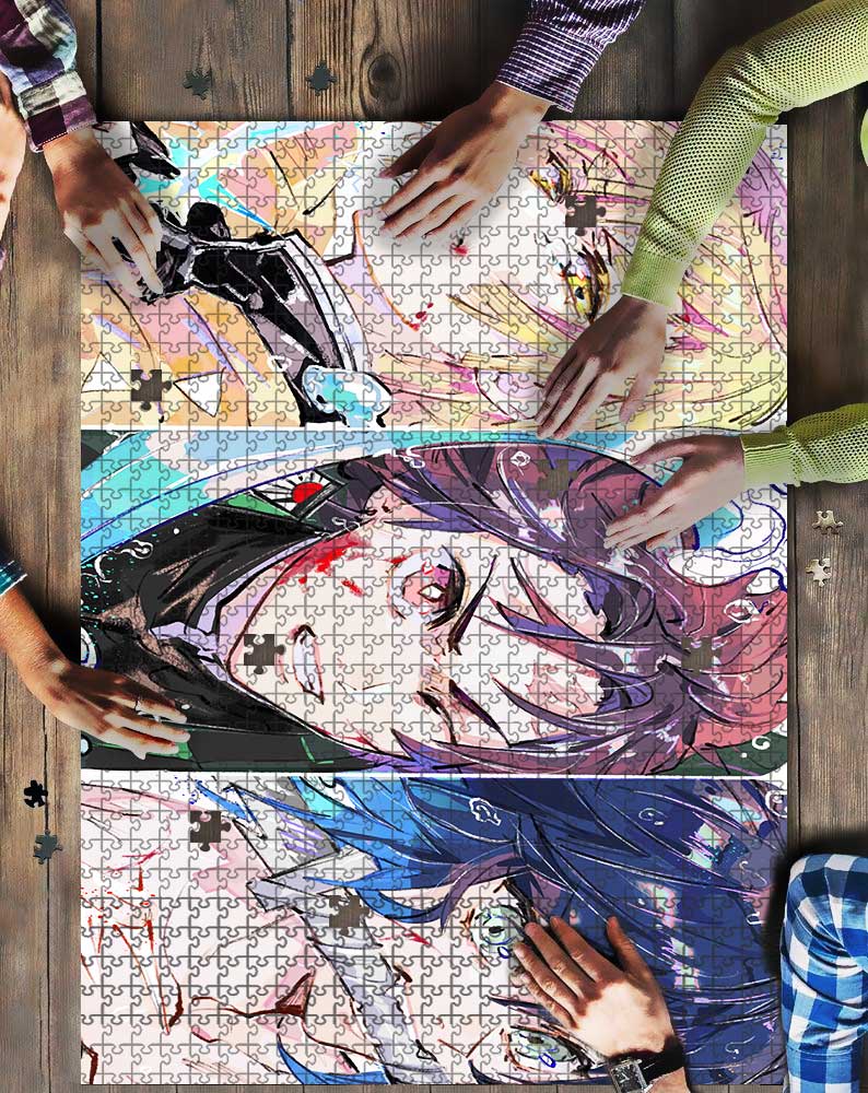 Demon Slayer Characters Mock Puzzle