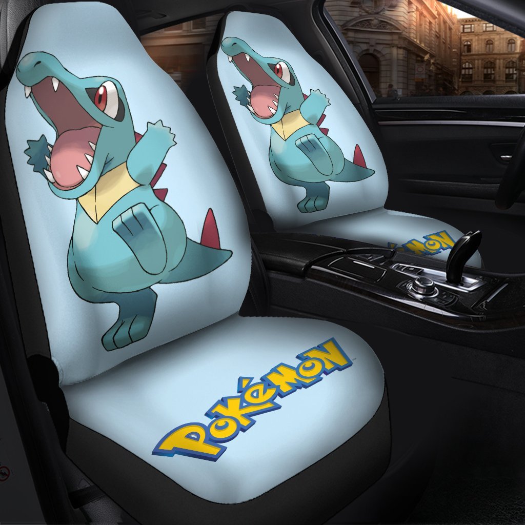 Pokemon Totodile Seat Covers