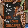 Just A Girl Who Love Giraffe Puzzle