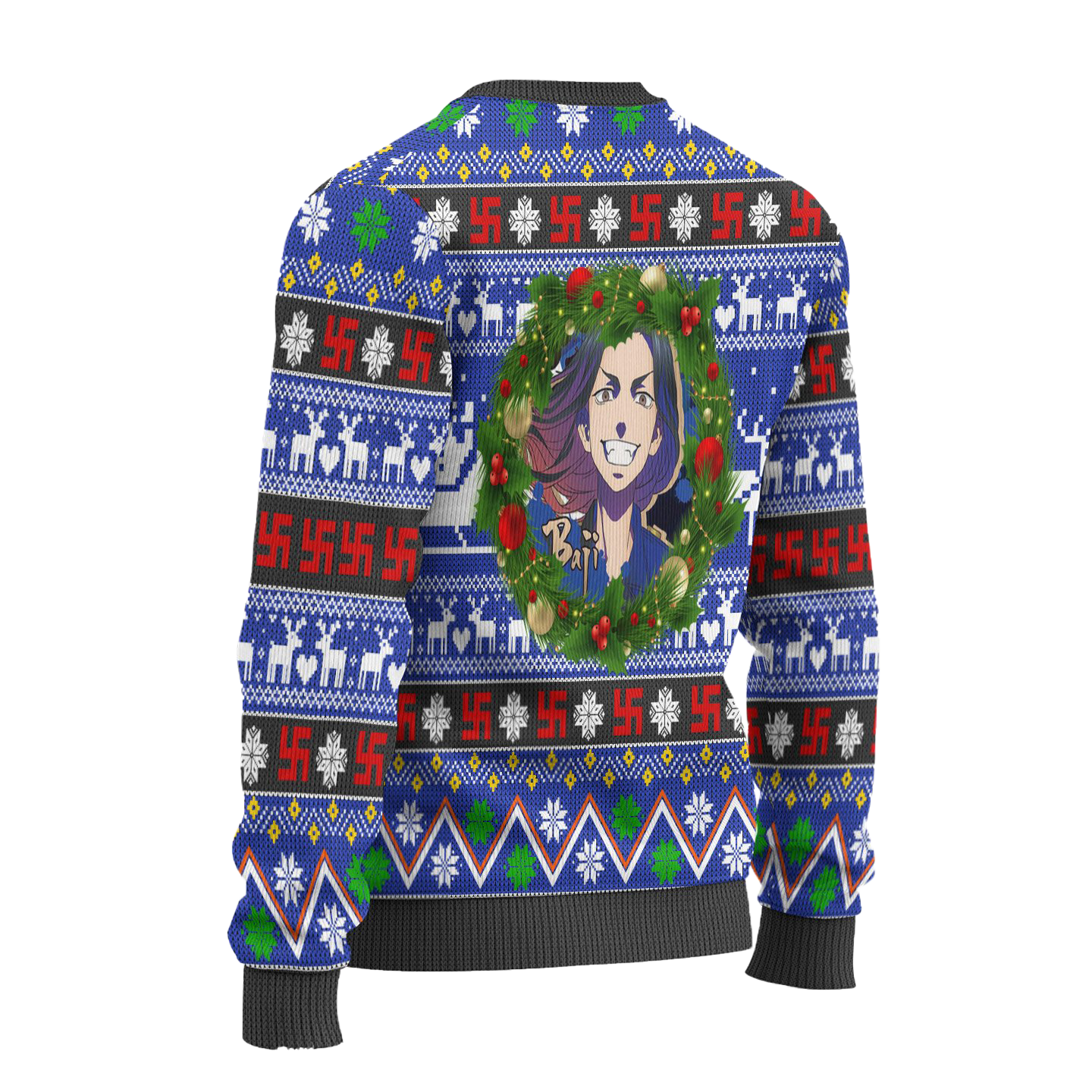 Keisuke Baji Anime Ugly Christmas Sweater Custom Tokyo Revengers Xmas Gift