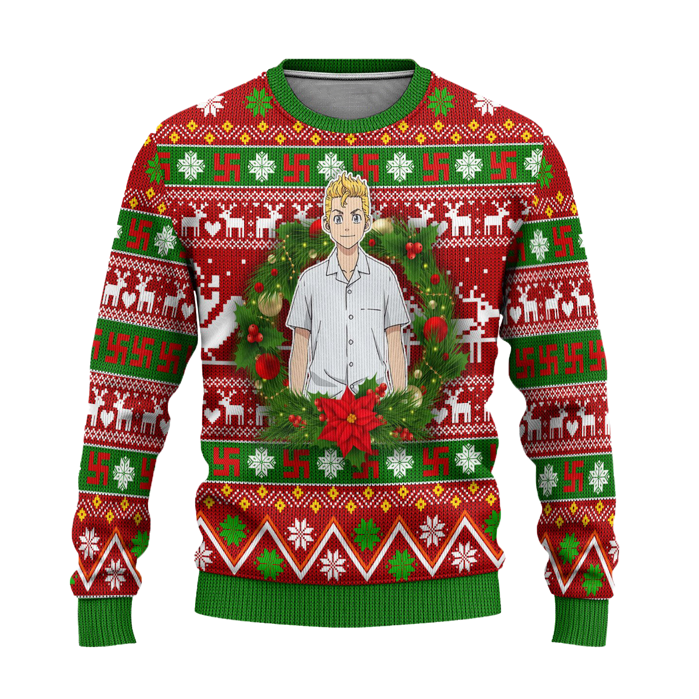 Takemichi Hanagaki Anime Ugly Christmas Sweater Custom Tokyo Revengers Xmas Gift