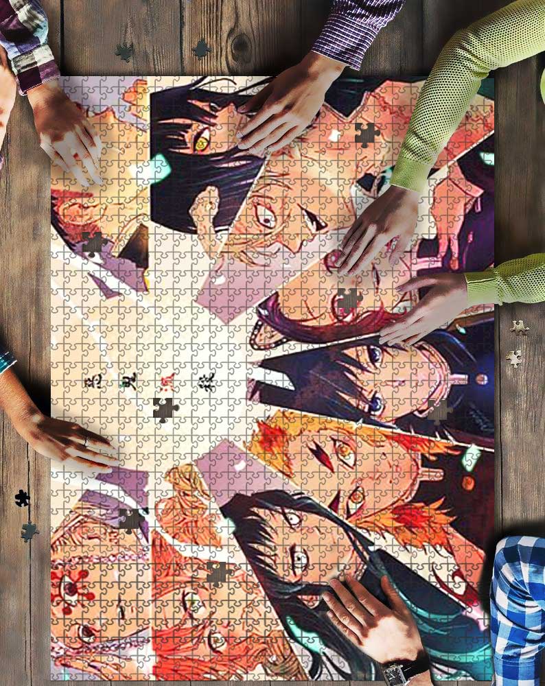 Kimetsu No Yaiba Characters Mock Puzzle