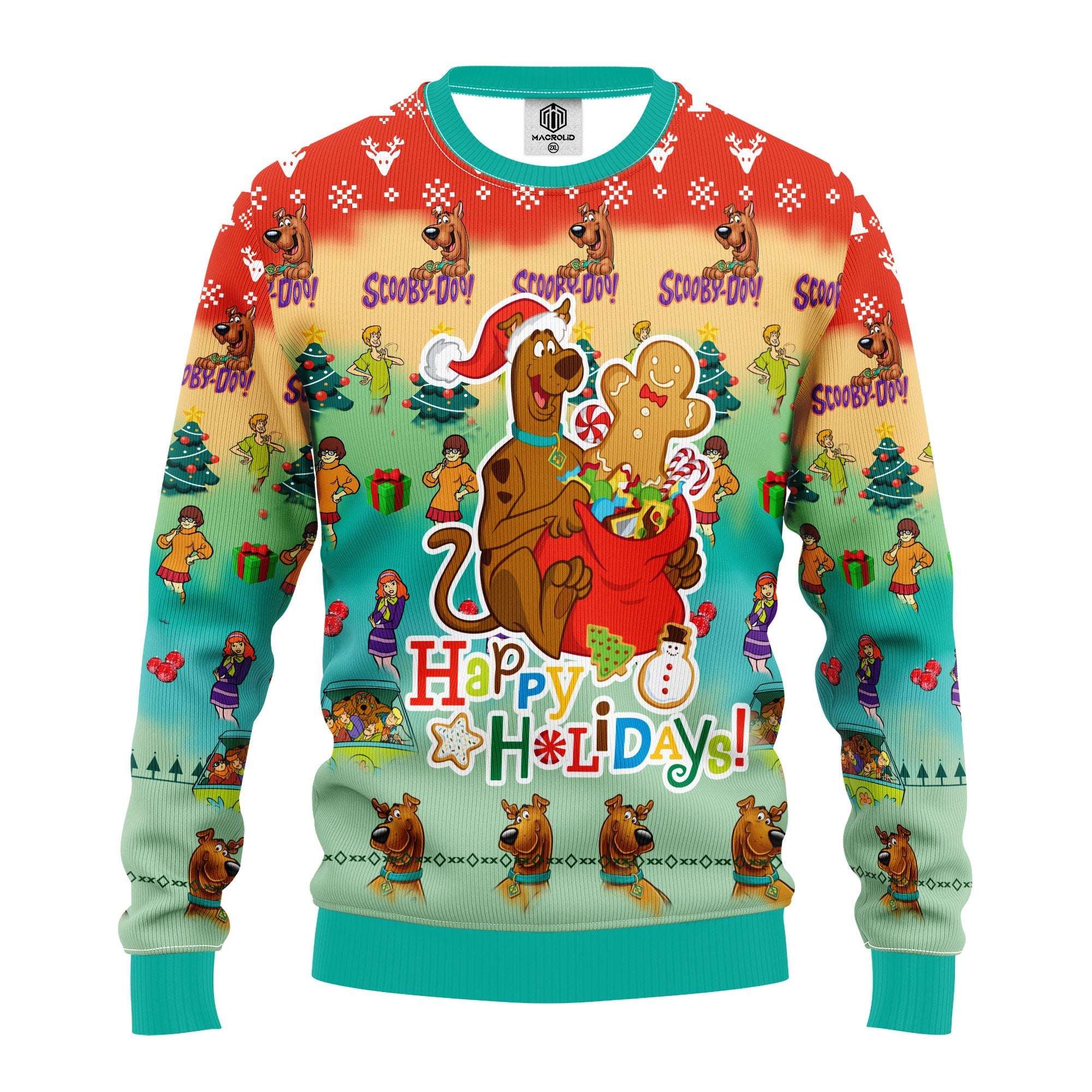 Scooby Doo Holiday Ugly Christmas Sweater Amazing Gift Idea Thanksgiving Gift