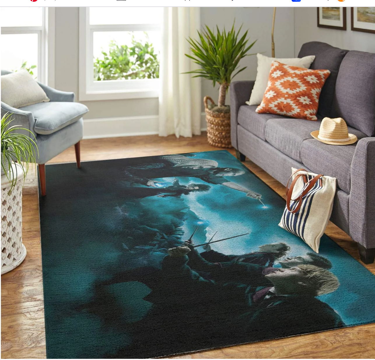Harry Potter Hd Art Carpet Area Rug Floor Home Room Decor Room Décor