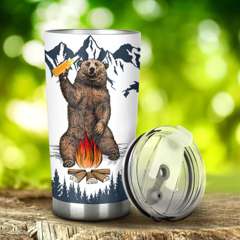 Bear Beer Camping Camfire Tumbler 8 2021