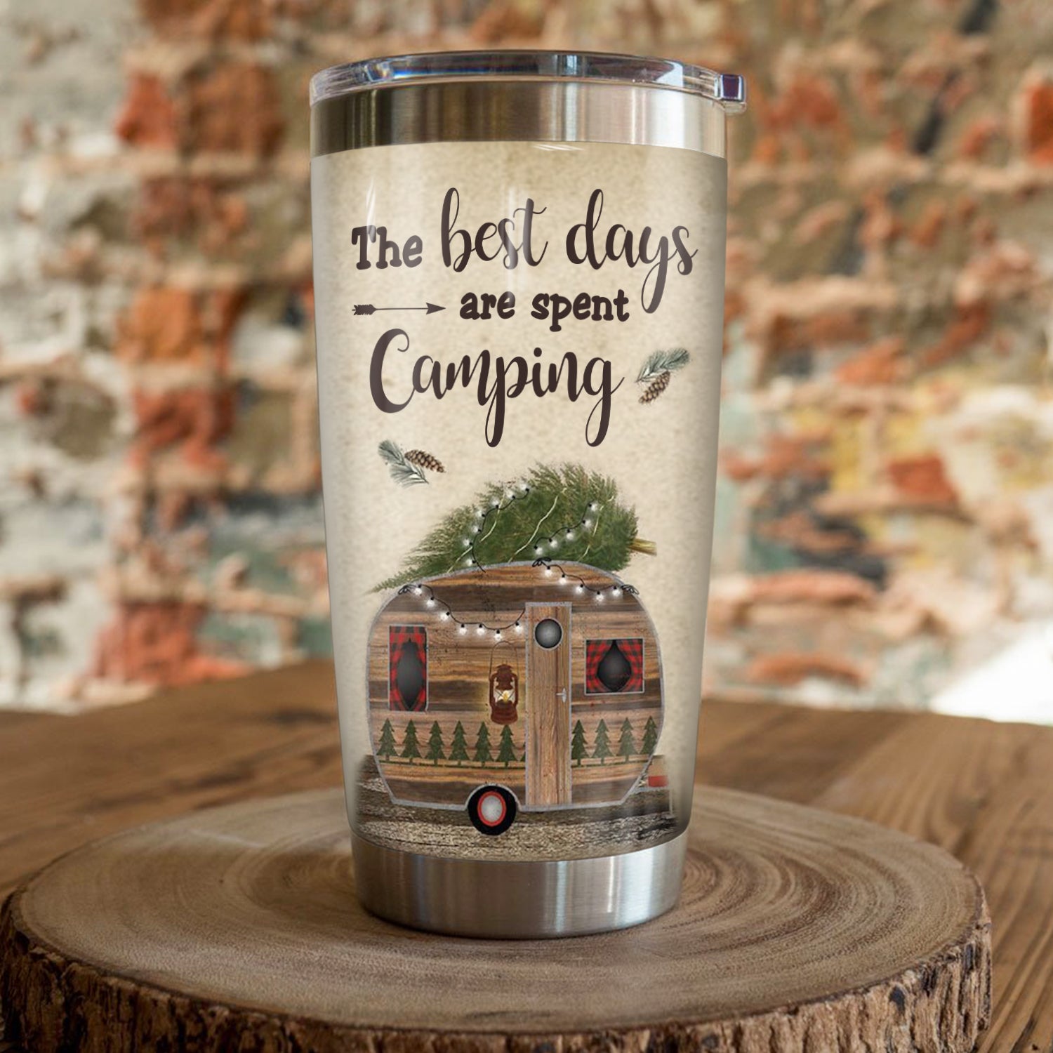 The Best Days Are Spent Camping Camfire Tumbler 1 2021