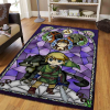 Chibi The Legend Of Zelda Twilight Princess Glass Catpet Area Rug Floor Home Room Decor Room Décor
