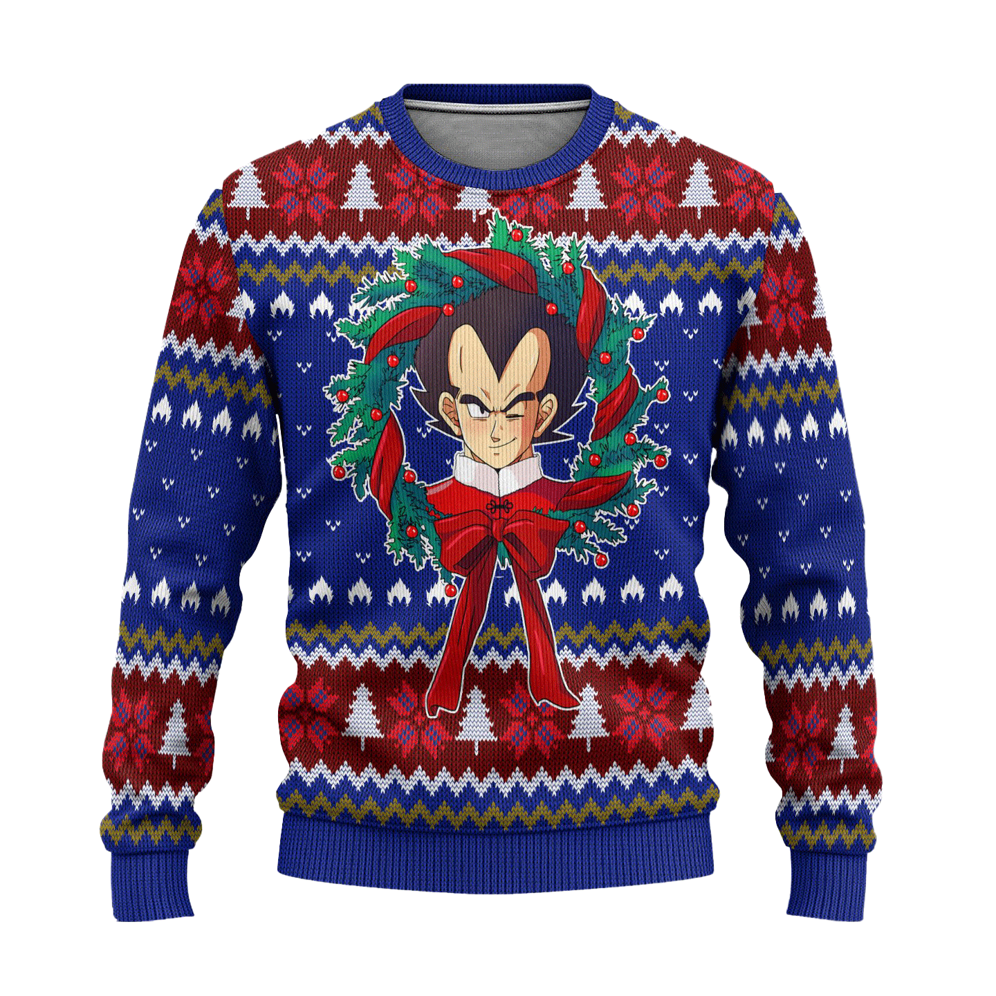 Vegeta Dragon Ball Z Anime Ugly Christmas Sweater Xmas Gift