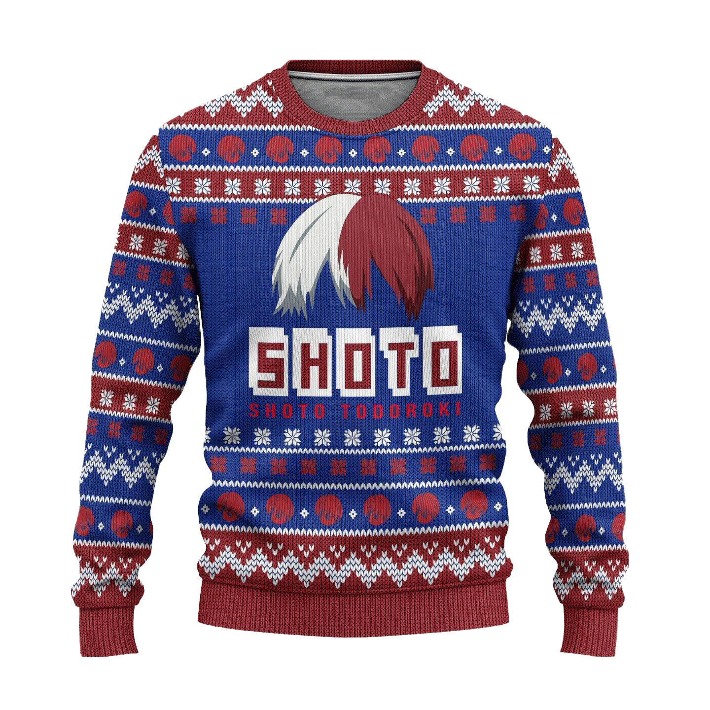 Todoroki My Hero Academia Anime Ugly Christmas Sweater Xmas Gift