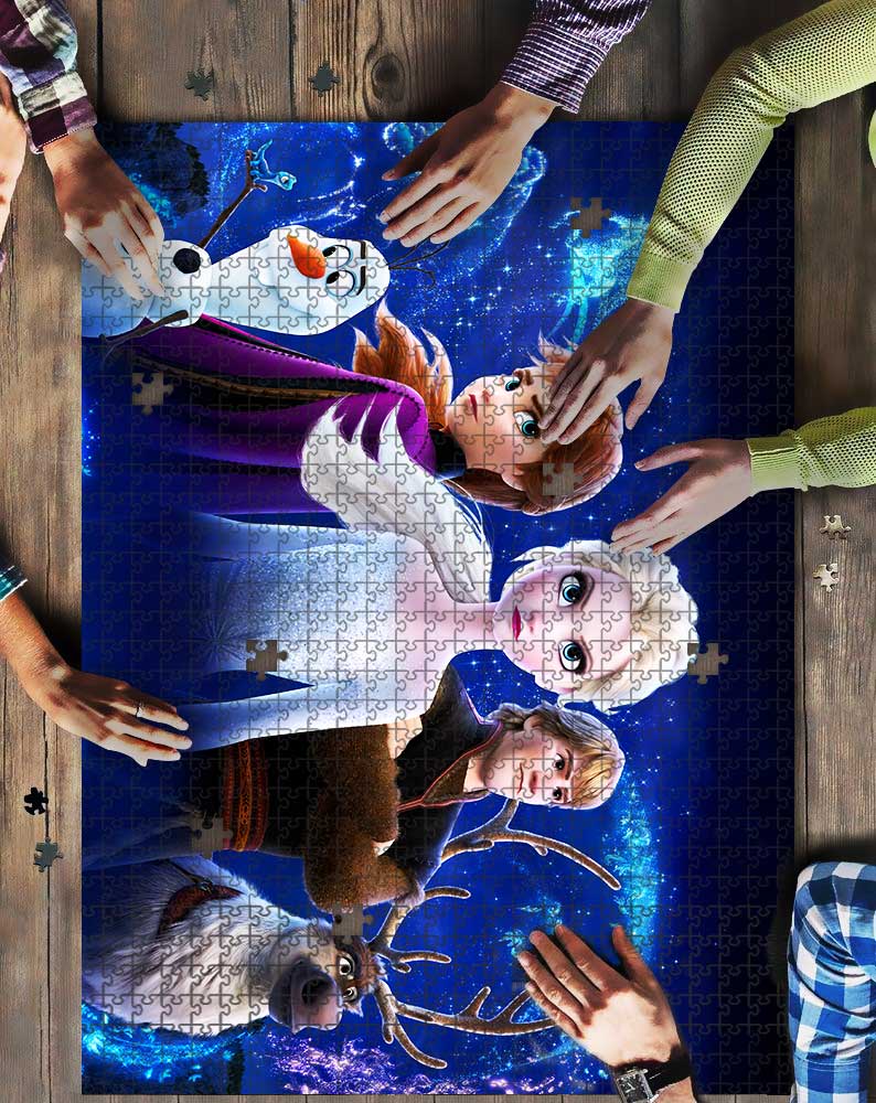 Frozen Characters Mock Puzzle