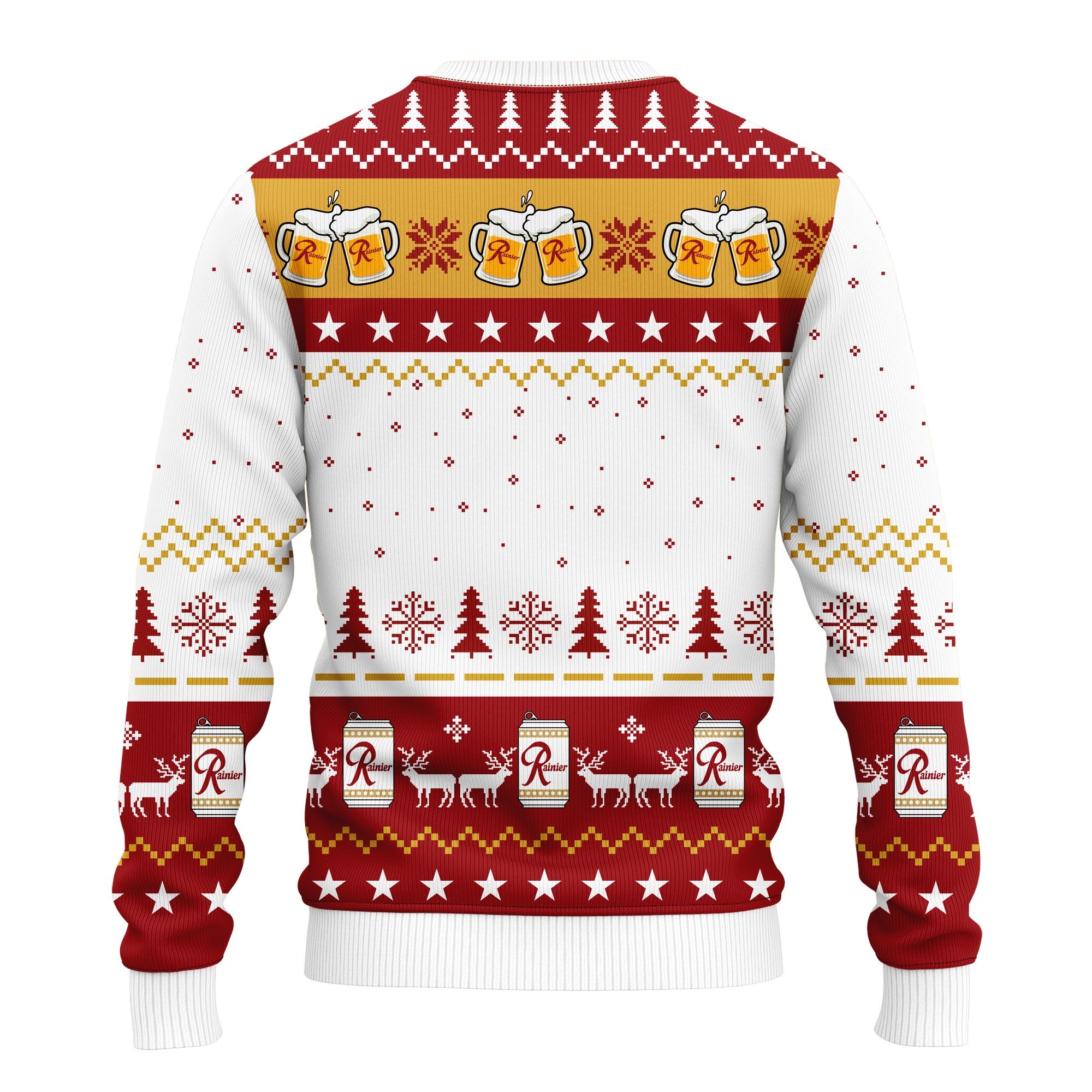 Rainier Beer Ugly Christmas Sweater Amazing Gift Idea Thanksgiving Gift