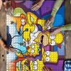 The Simpsons Family Watch Tv Mock Puzzle