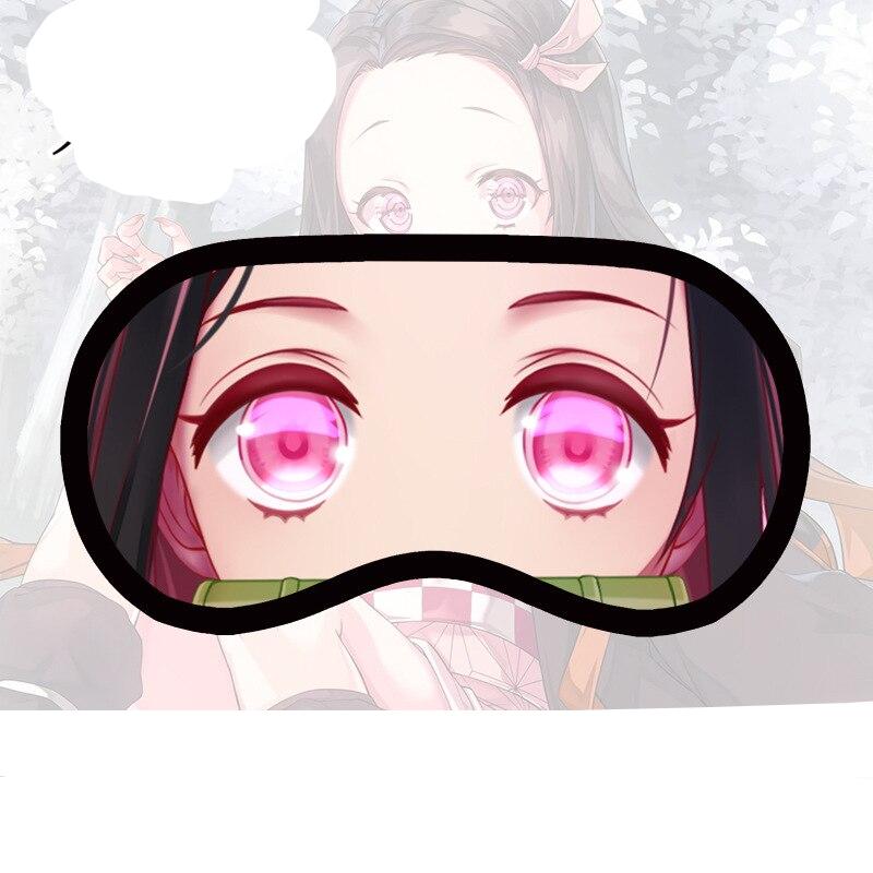 Nezuko Demon Slayer Eyes Custom Anime Eye Sleep Mask