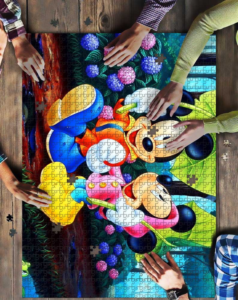 Mice And Minnie Mouse Mock Puzzle