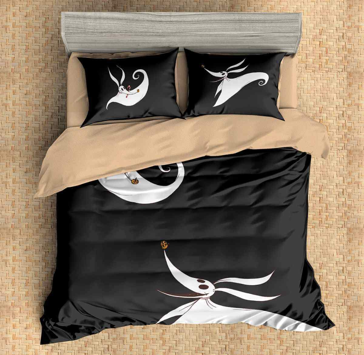 3D Bedding Set The Nightmare Before Christmas Duvet Cover Set 3Pcs Flat Sheet Pillowcases 2