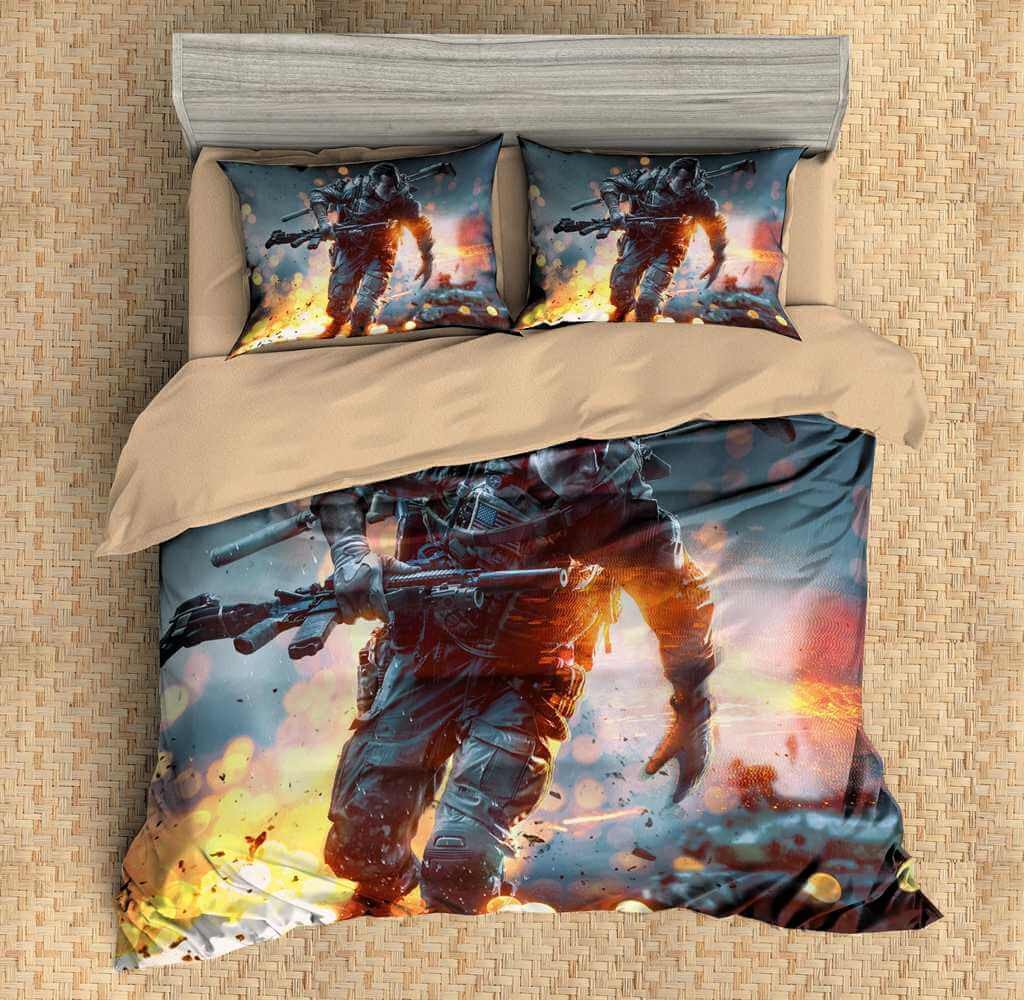 3D Customize Battlefield 1 Bedding Set Duvet Cover Set Bedroom Set Bedlinen