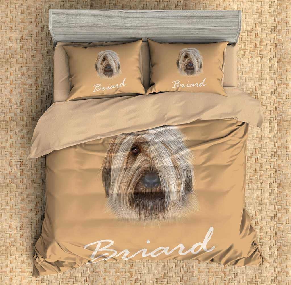 3D Customize Briard Bedding Set Duvet Cover Set Bedroom Set Bedlinen