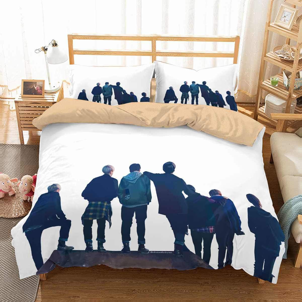 3D Customize Bts Bedding Set Duvet Cover Set Bedroom Set Bedlinen 4