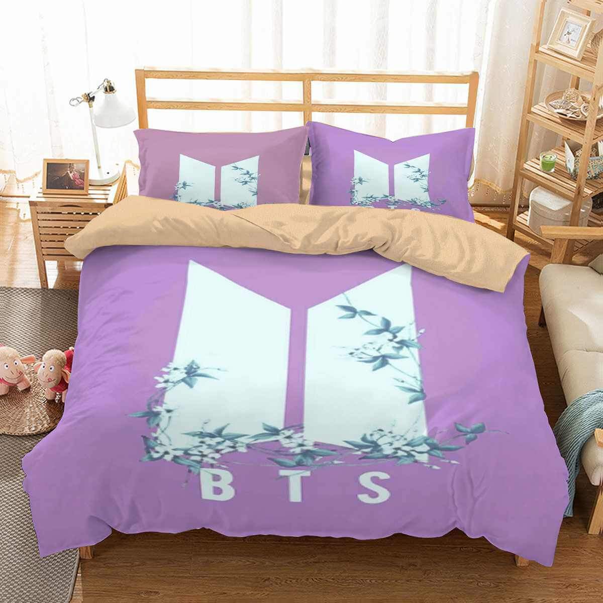 3D Customize Bts Bedding Set Duvet Cover Set Bedroom Set Bedlinen 5