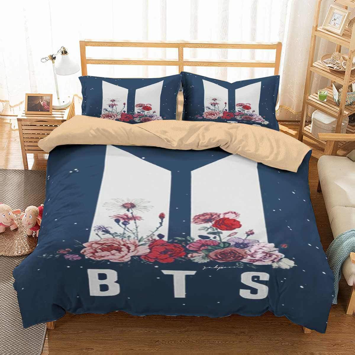 3D Customize Bts Bedding Set Duvet Cover Set Bedroom Set Bedlinen 6