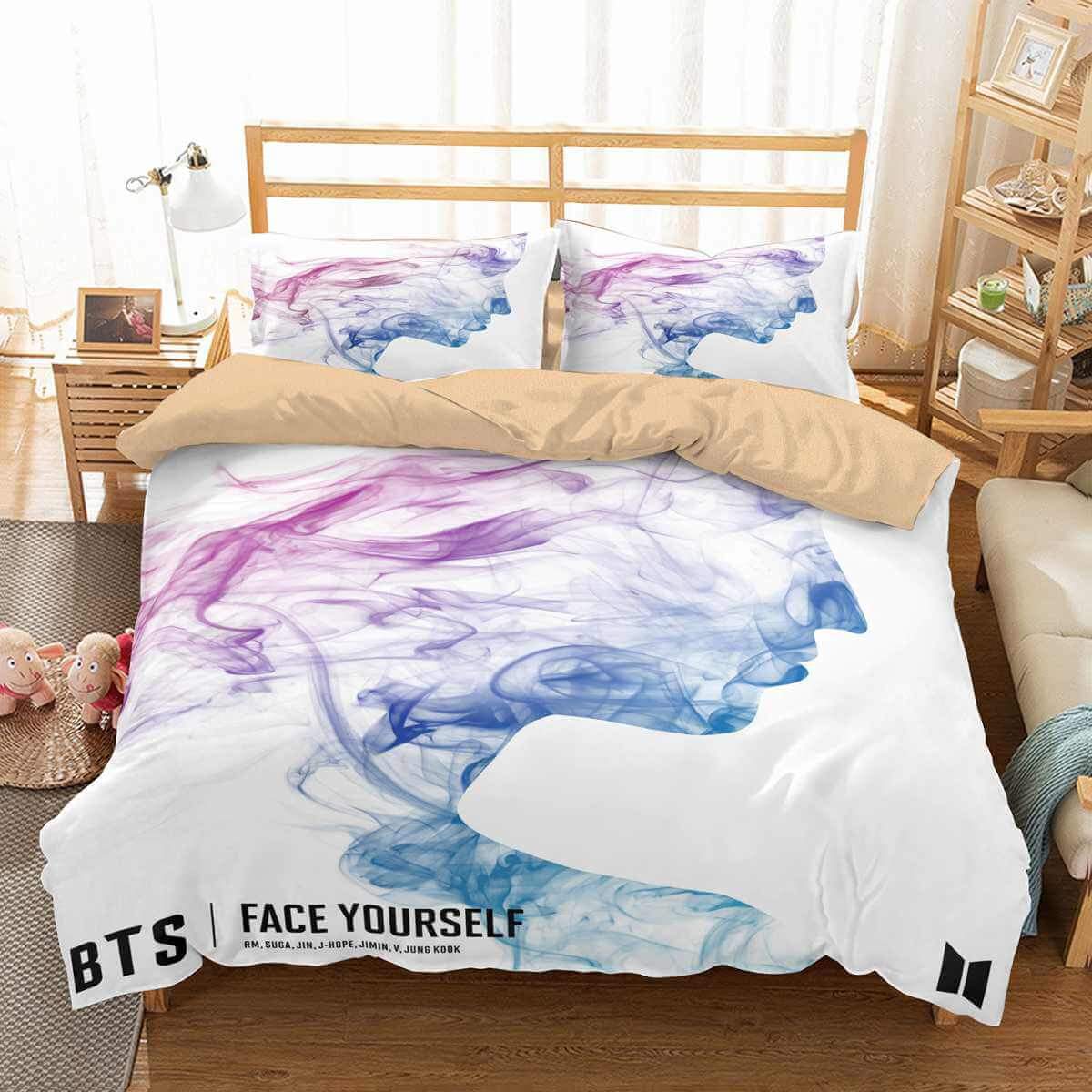 3D Customize Bts Bedding Set Duvet Cover Set Bedroom Set Bedlinen 9