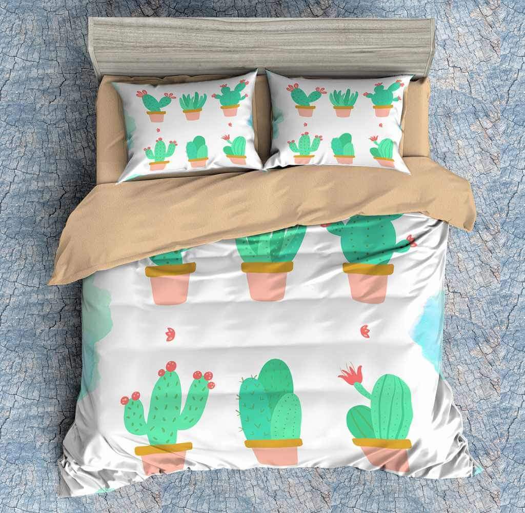 3D Customize Cactus Bedding Set Duvet Cover Set Bedroom Set Bedlinen