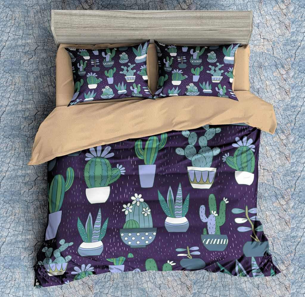 3D Customize Cactus Bedding Set Duvet Cover Set Bedroom Set Bedlinen 2