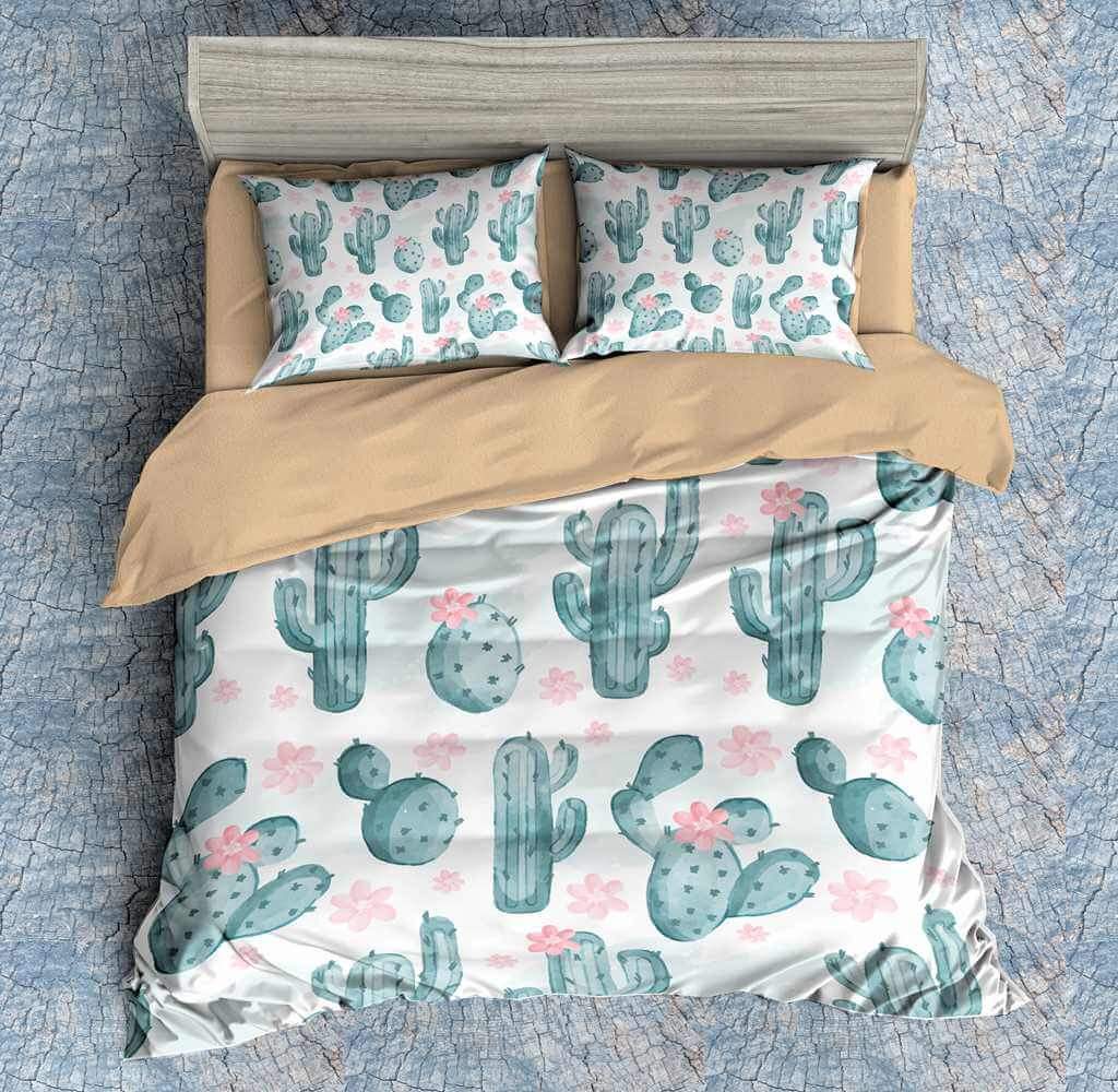 3D Customize Cactus Bedding Set Duvet Cover Set Bedroom Set Bedlinen 4