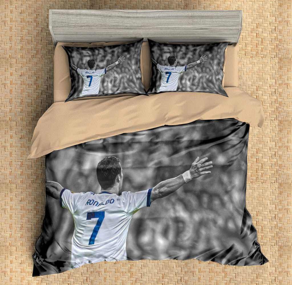 3D Customize Cristiano Ronaldo Bedding Set Duvet Cover Set Bedroom Set Bedlinen