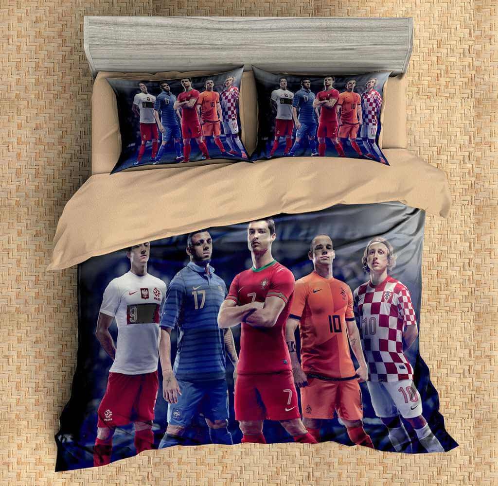 3D Customize Cristiano Ronaldo Bedding Set Duvet Cover Set Bedroom Set Bedlinen 1