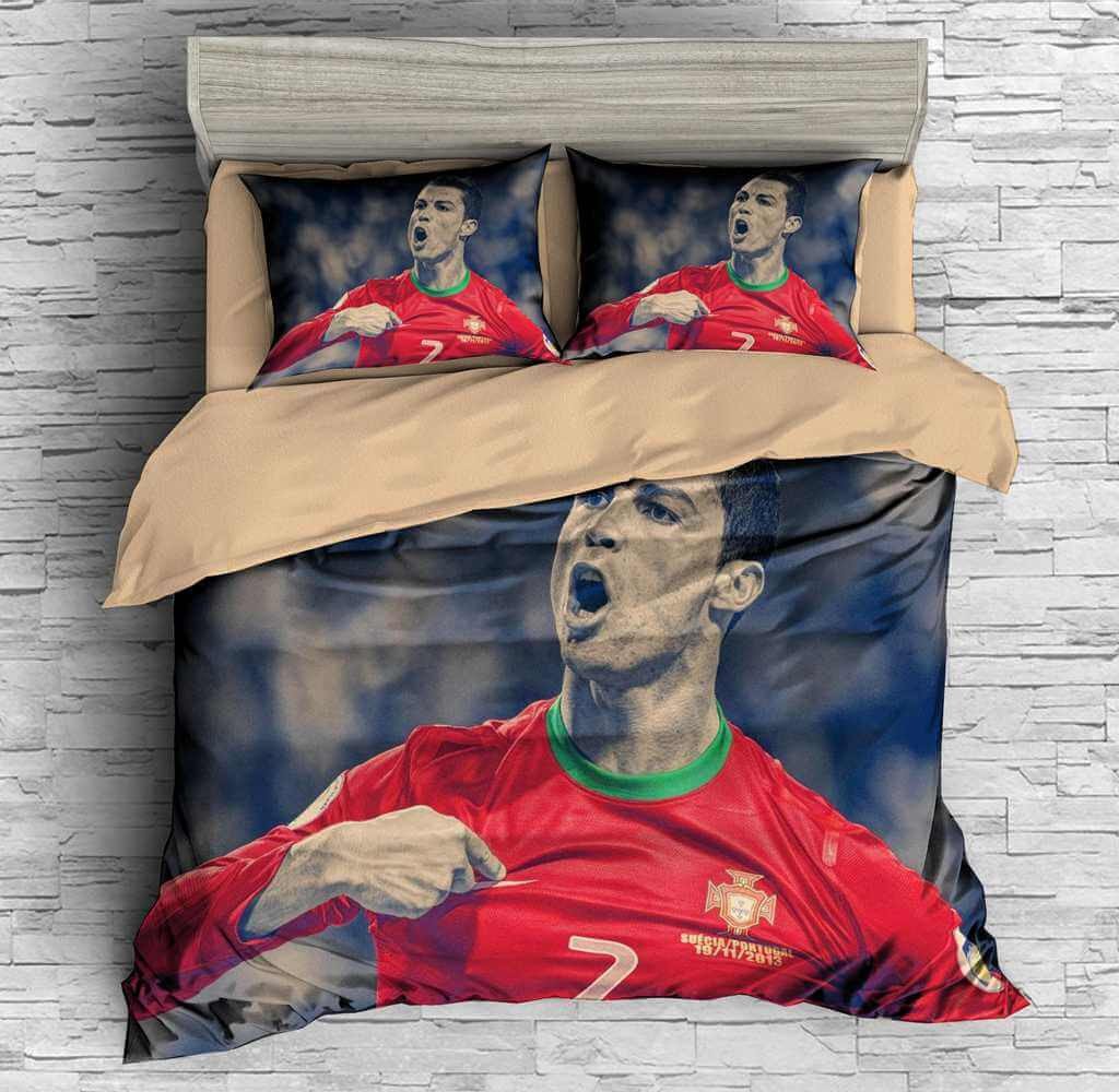 3D Customize Cristiano Ronaldo Bedding Set Duvet Cover Set Bedroom Set Bedlinen 3